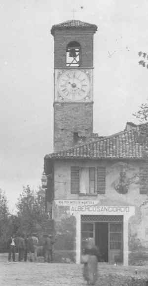 Torre dell'orologio in origine